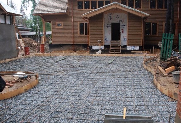 бетон на двор